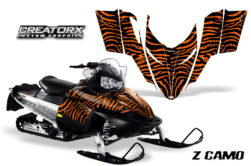 Polaris RMK Shift Chassis Graphics Kit ZCamo Orange